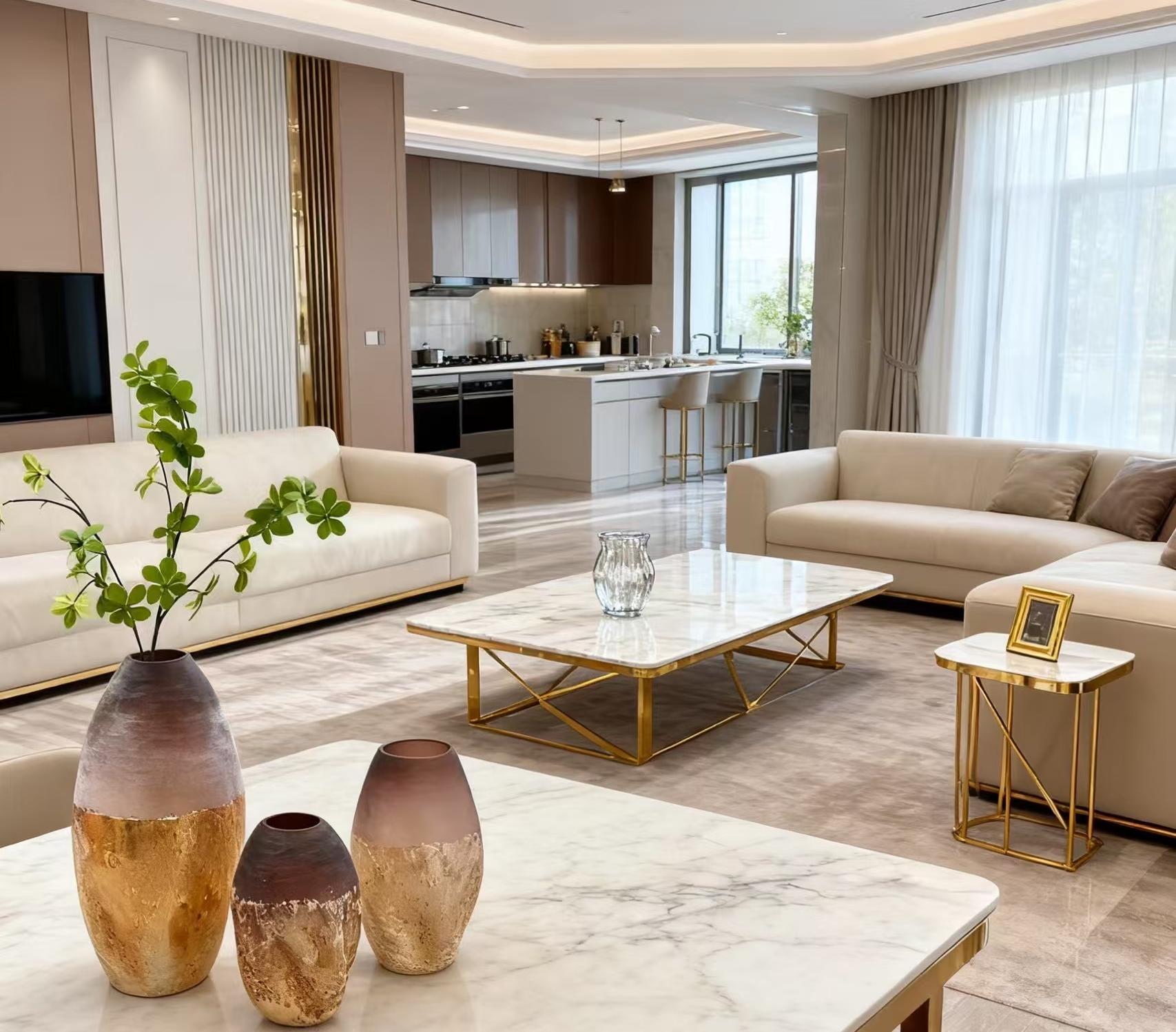 Auric Earth Crystal Vase Set