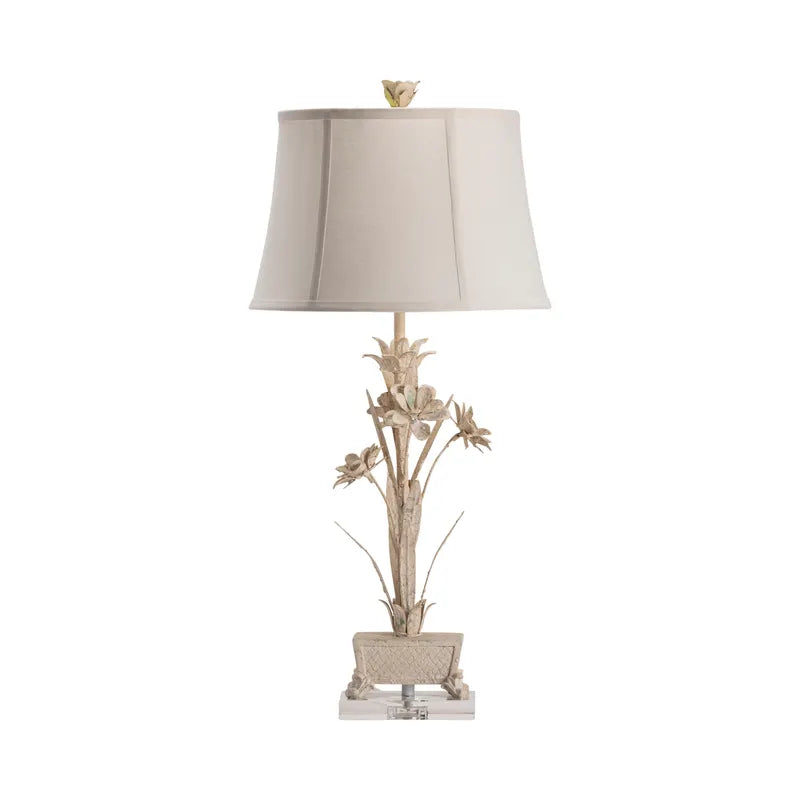 Pinehurst Tole Flowers Table Lamp