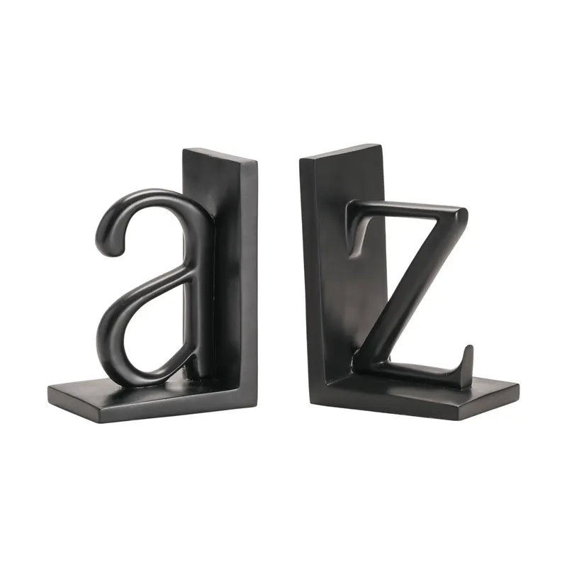 A to Z Bookend Pair