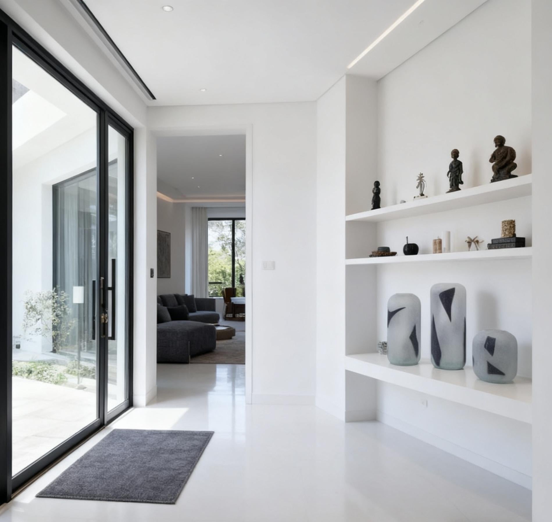 COW PRINTING VASE|  GLASS VASE |