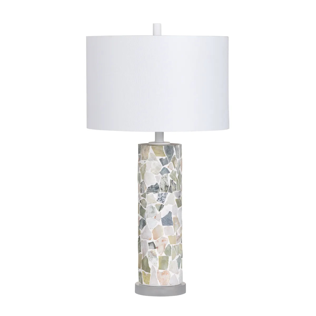 Robinson Hexagon Column Table Lamp with Nightlight