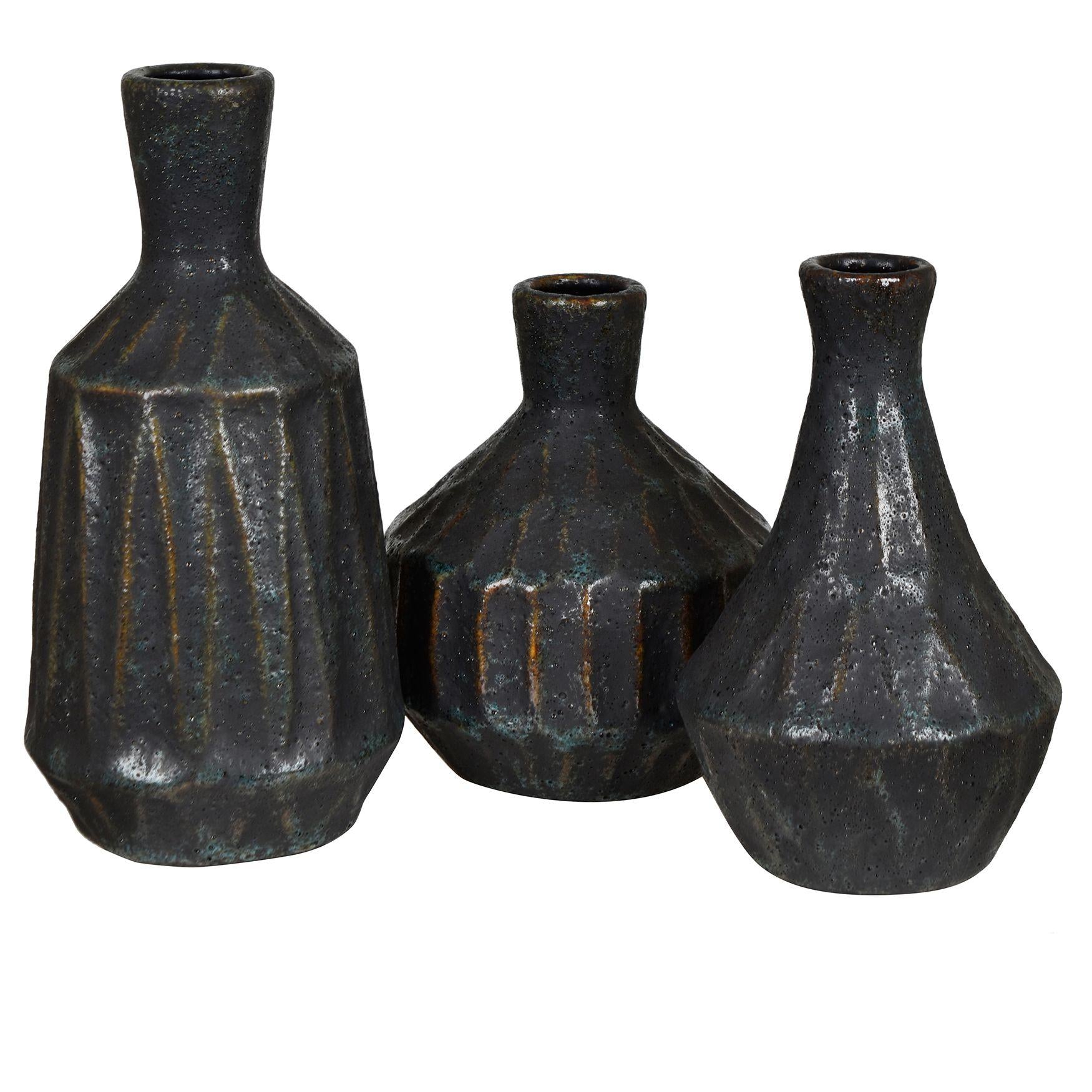 Sutter Angular Vases,Set of 3