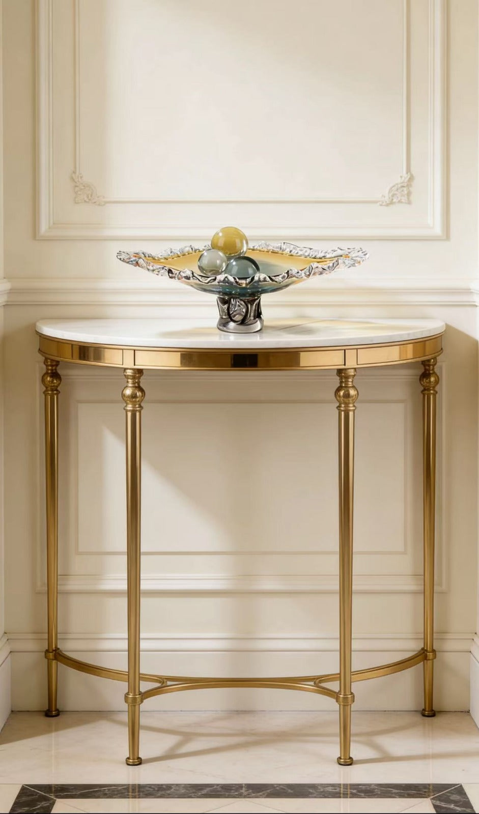 Luxury Pedestal Glass Decorative Tray | DECORATIVE TRAY | GLASS FRUIT PLATE