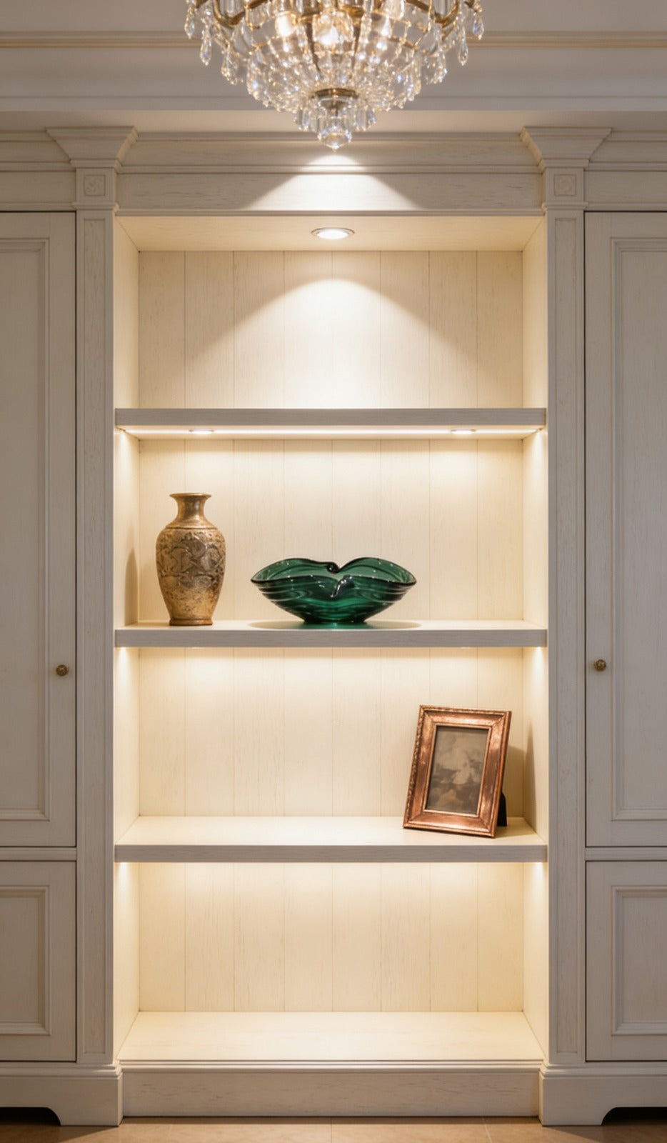 Ocean Fold Glass Centerpiece Tray | Handcrafted Glass Serving Bowl | SERVEWARE