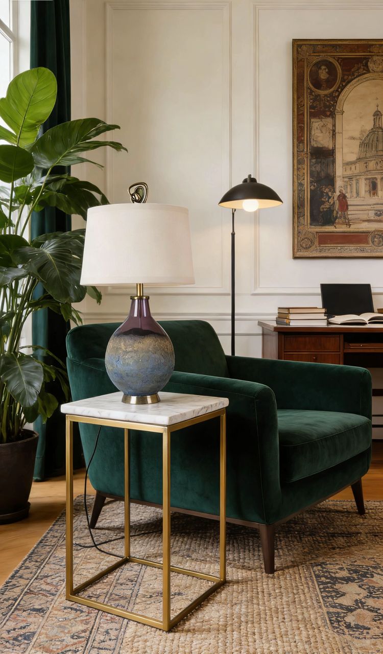 GLASS TABLE LAMP BODY