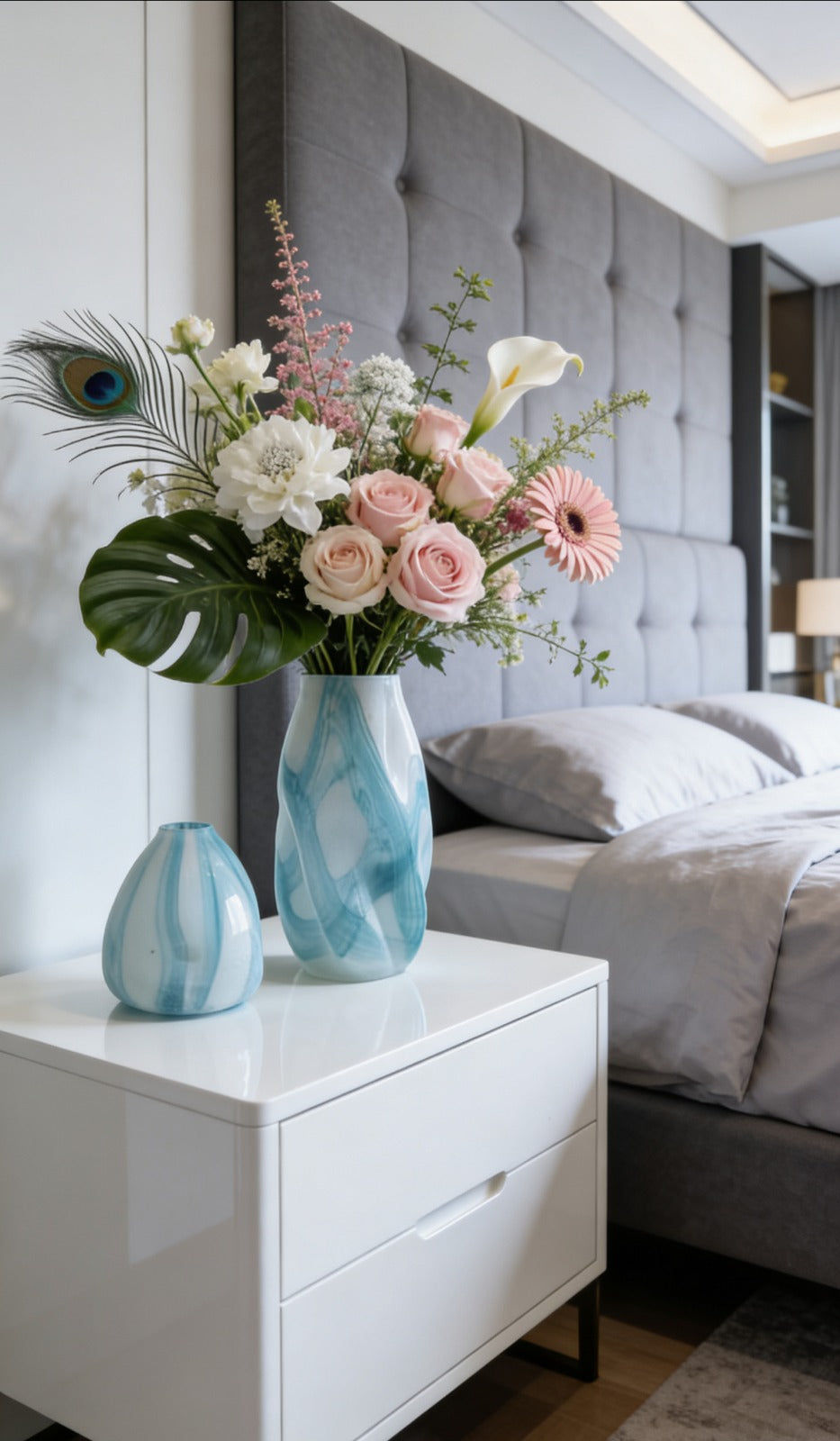 POTBELLIED SKY VASE | LUXURY DECOR VASE | ARTIFACTS