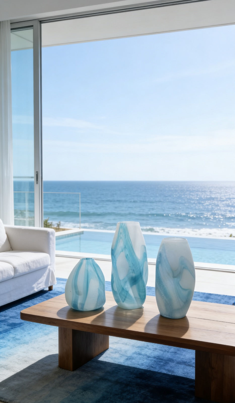 POTBELLIED SKY VASE | LUXURY DECOR VASE | ARTIFACTS