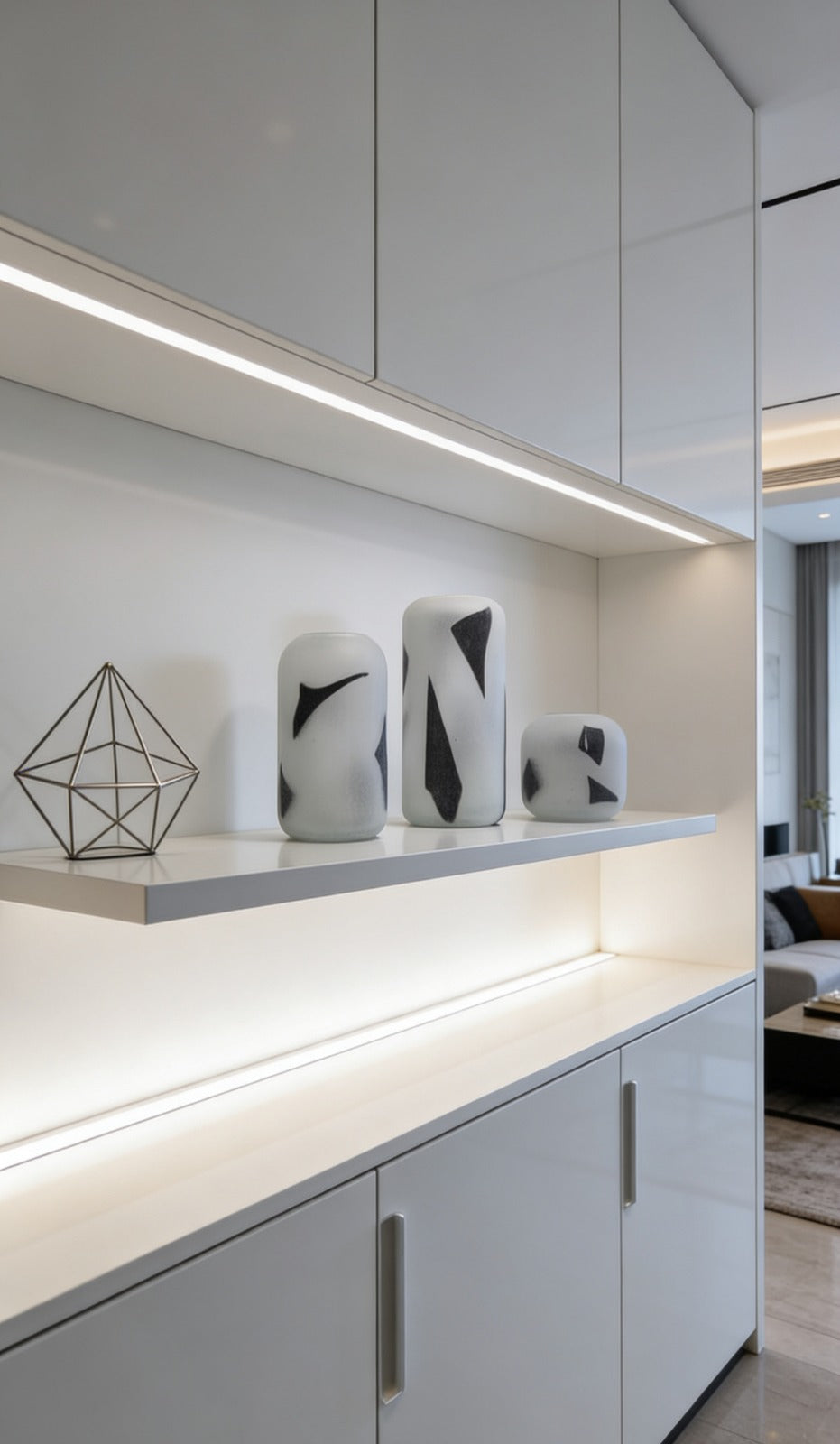 COW PRINTING VASE|  GLASS VASE |