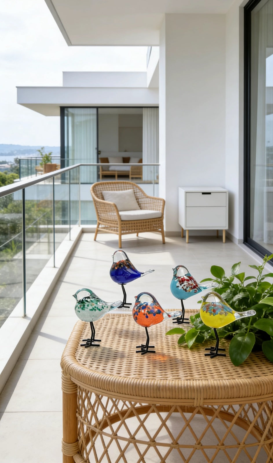 Artisanal Blown-Glass Songbirds | glass birds |