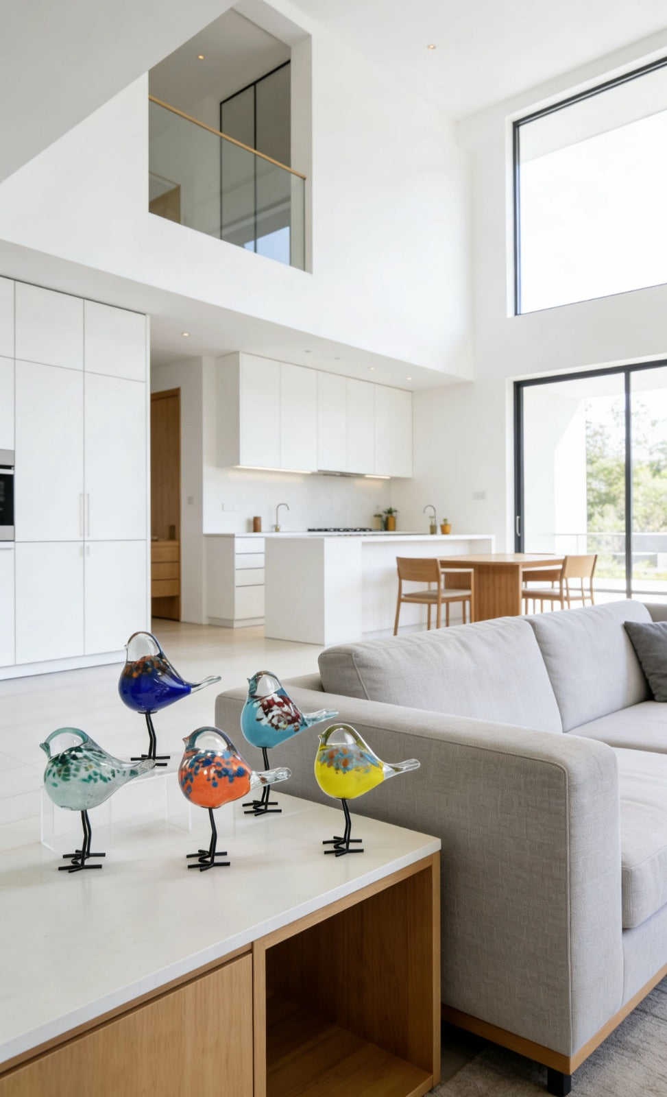 Artisanal Blown-Glass Songbirds | glass birds |