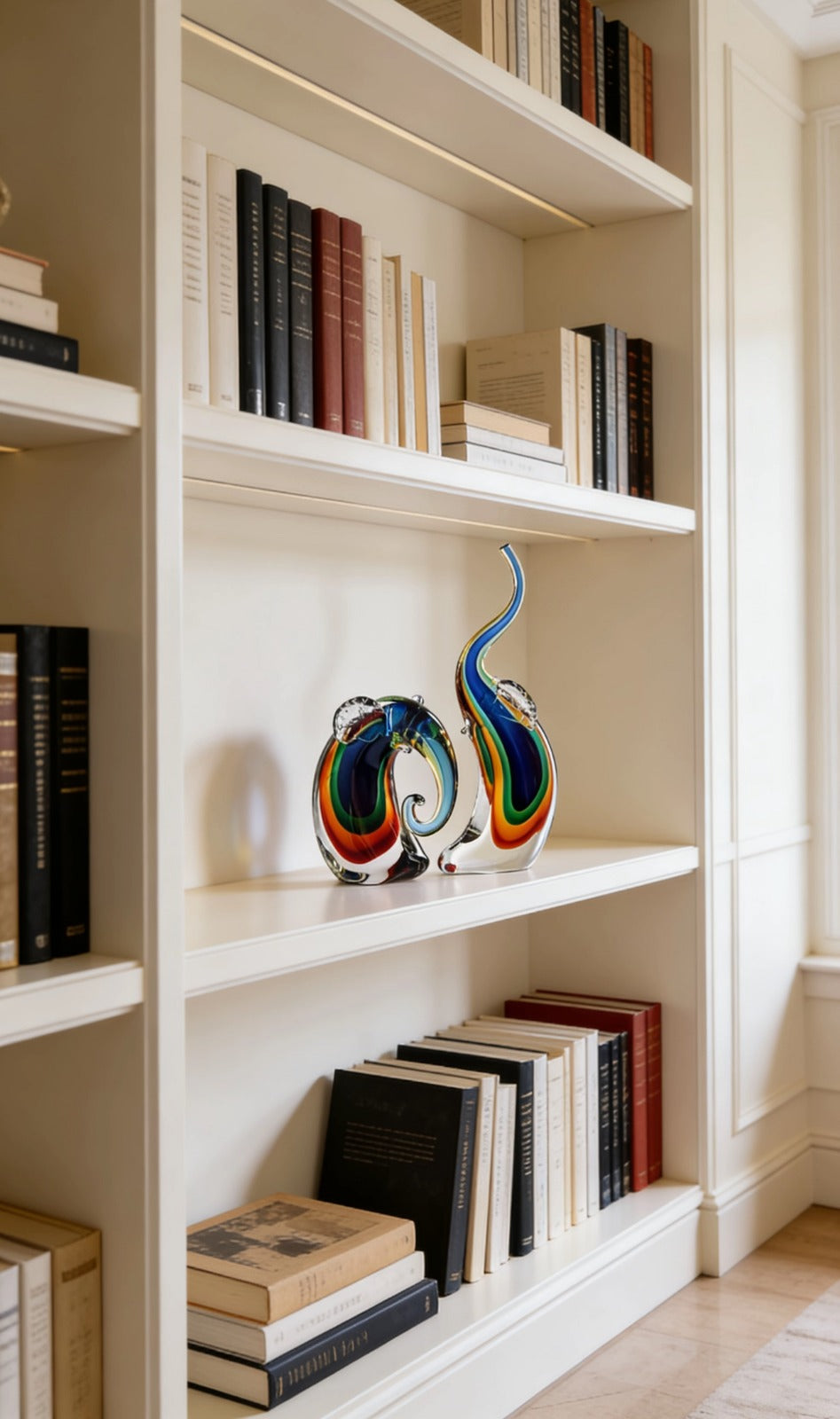 BLUE ELEPHANT | HANDCRAFTED SCULPTURE | ART GLASS PIECES