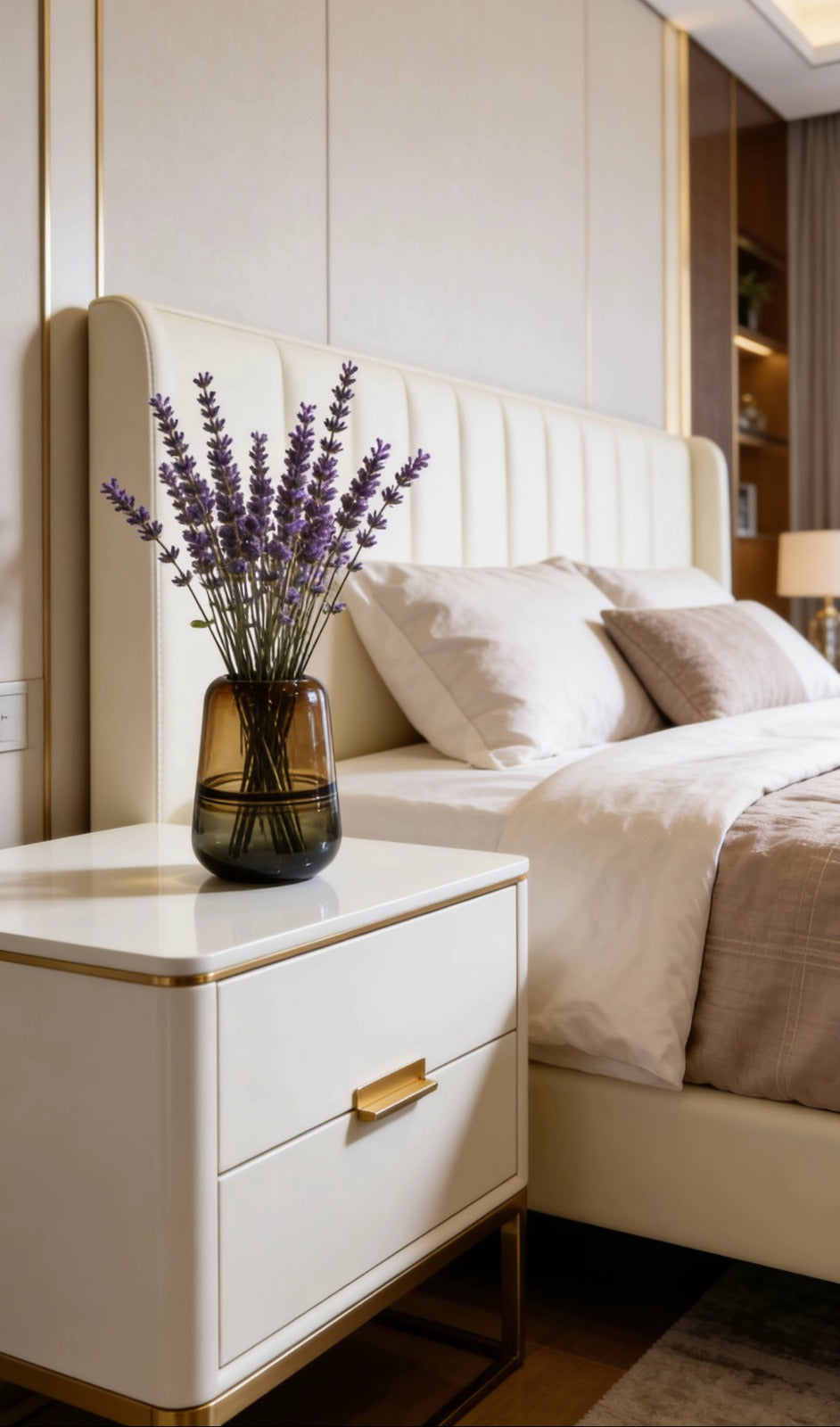 OLIVE GREEN VASE | GLASS VASE | LAYERED GLASS VASE