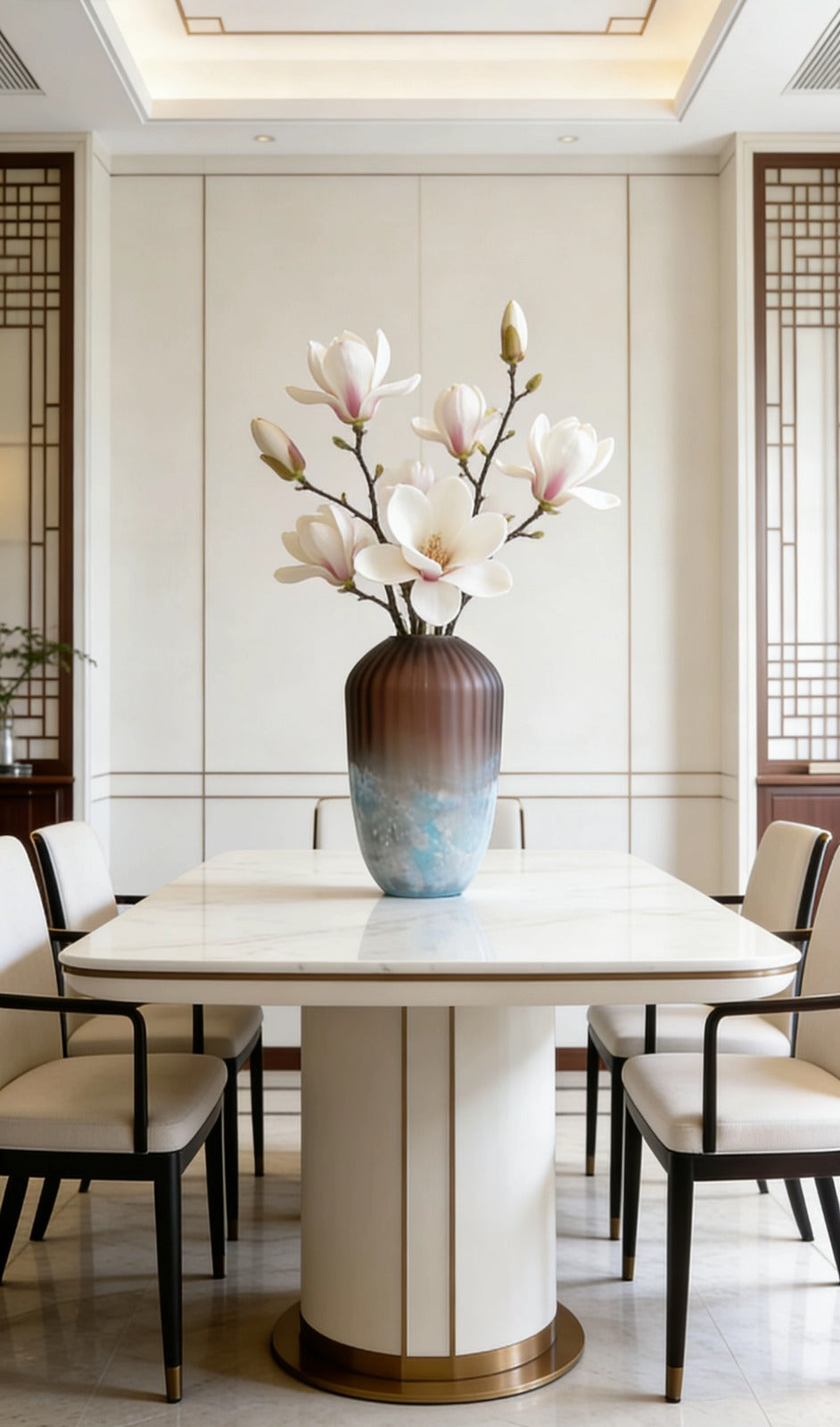 Aurora Mist Gradient Crystal Vase Set | decorative vases | glass vases