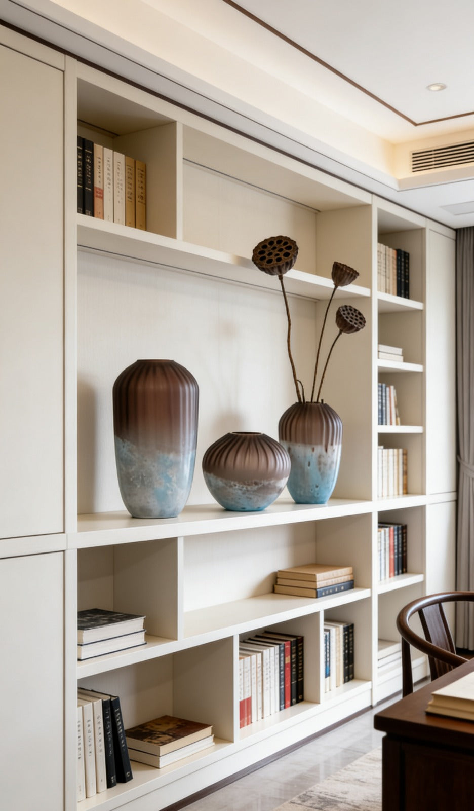 Aurora Mist Gradient Crystal Vase Set | decorative vases | glass vases