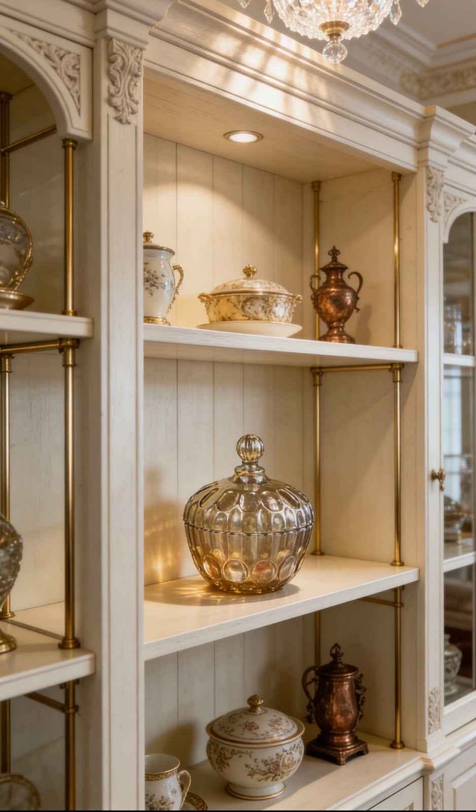 CANDY BOWL | DECORATIVE GLASS JAR | ARTIFACTS