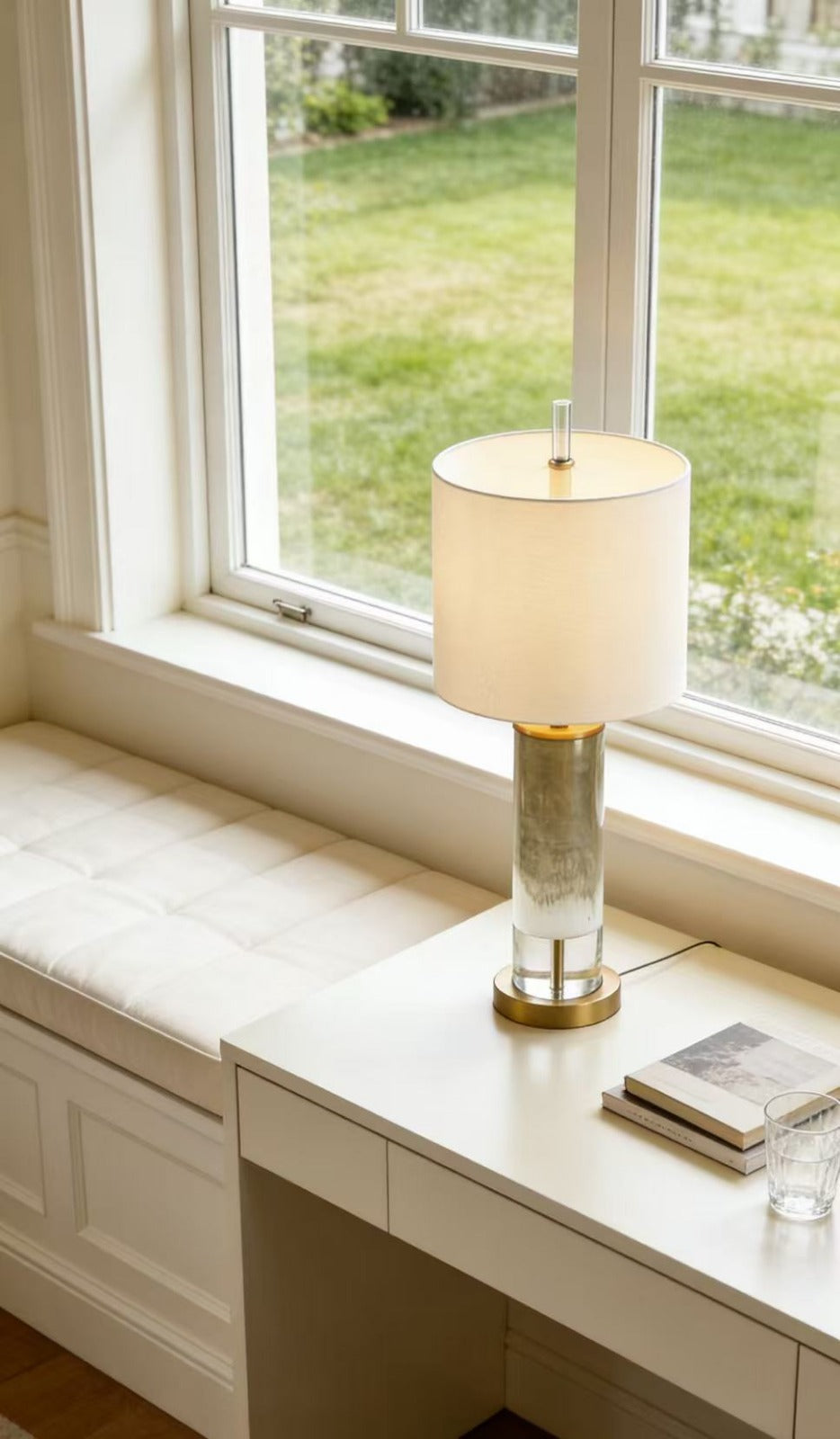 Wyatt Table Lamp with Nightlight