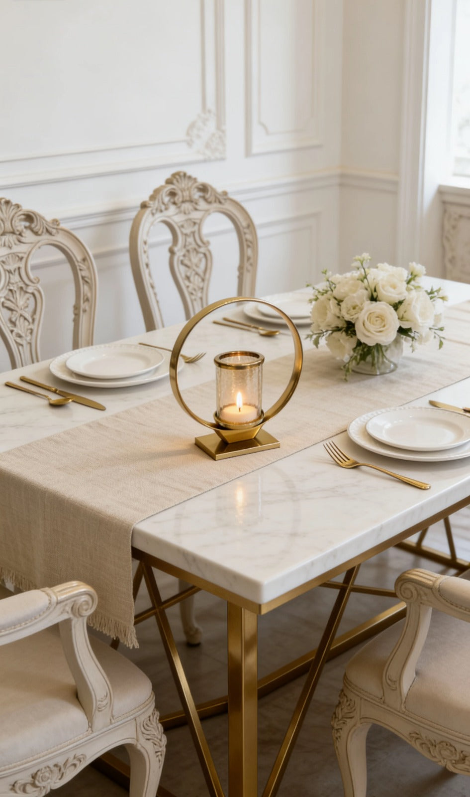 Ring Candle Holder W/Clare Glass W/Ring  | CANDLE STAND