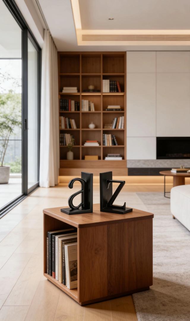 A to Z Bookend Pair