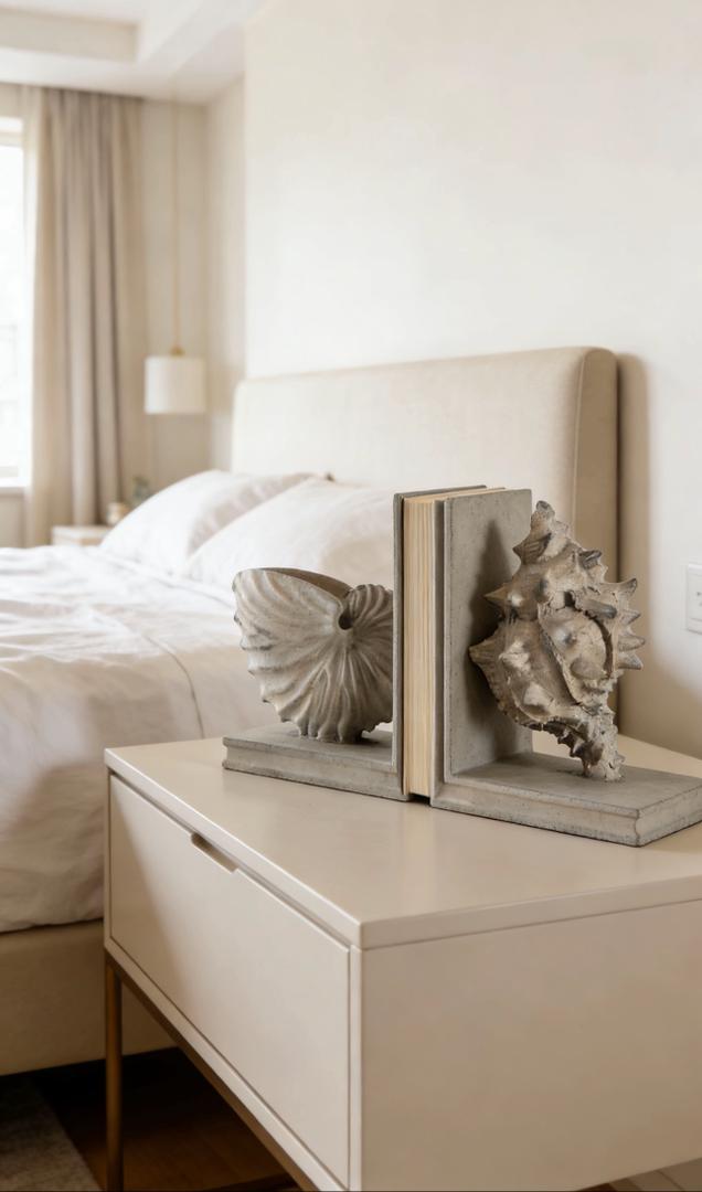 Coastal Shell Bookends | ARTIFACTS | BOOKSTANDS