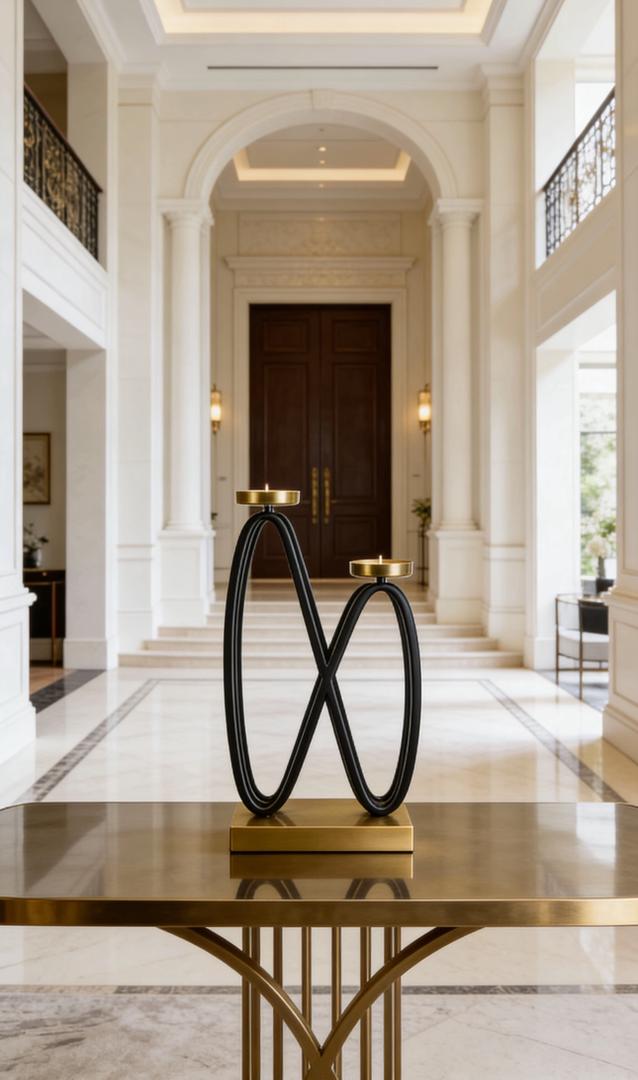 Collins Double Candleholder