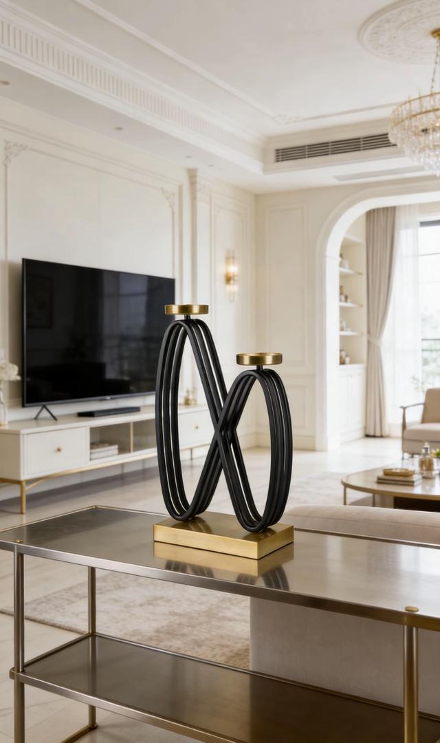 Collins Double Candleholder