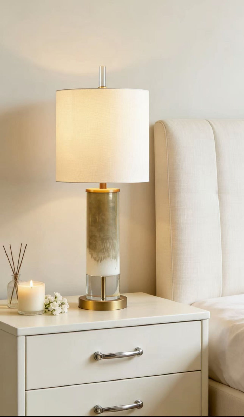 Wyatt Table Lamp with Nightlight