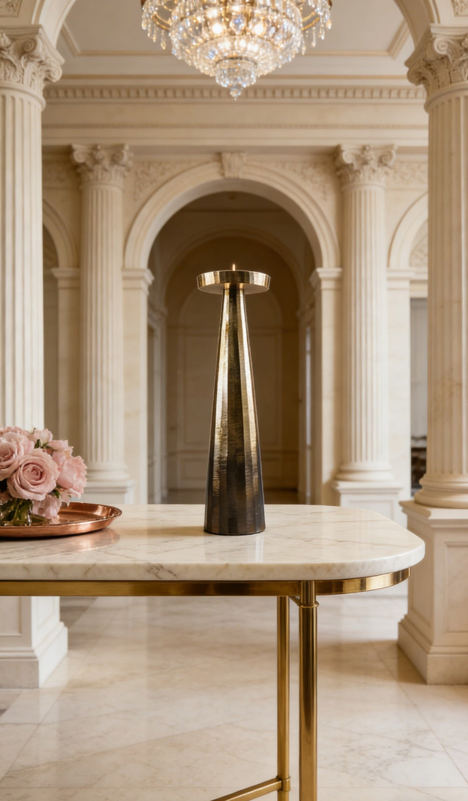 ALUMINIUM PILLAR HOLDER