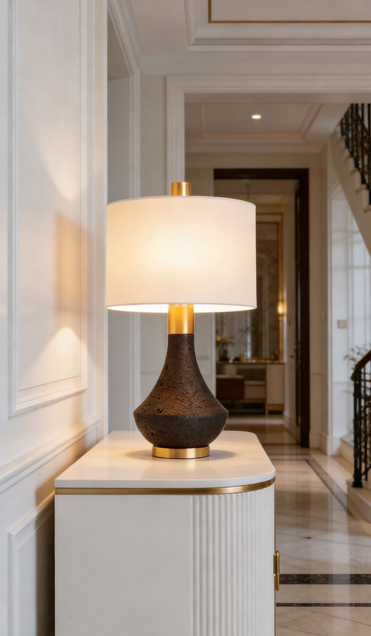 Ryder Lava Stone Lamp