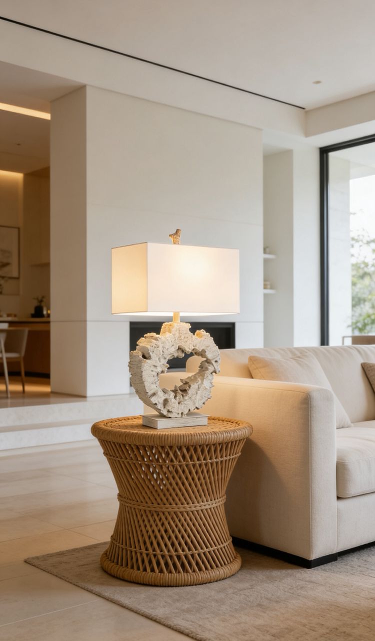 Rowan Driftwood Cast Lamp