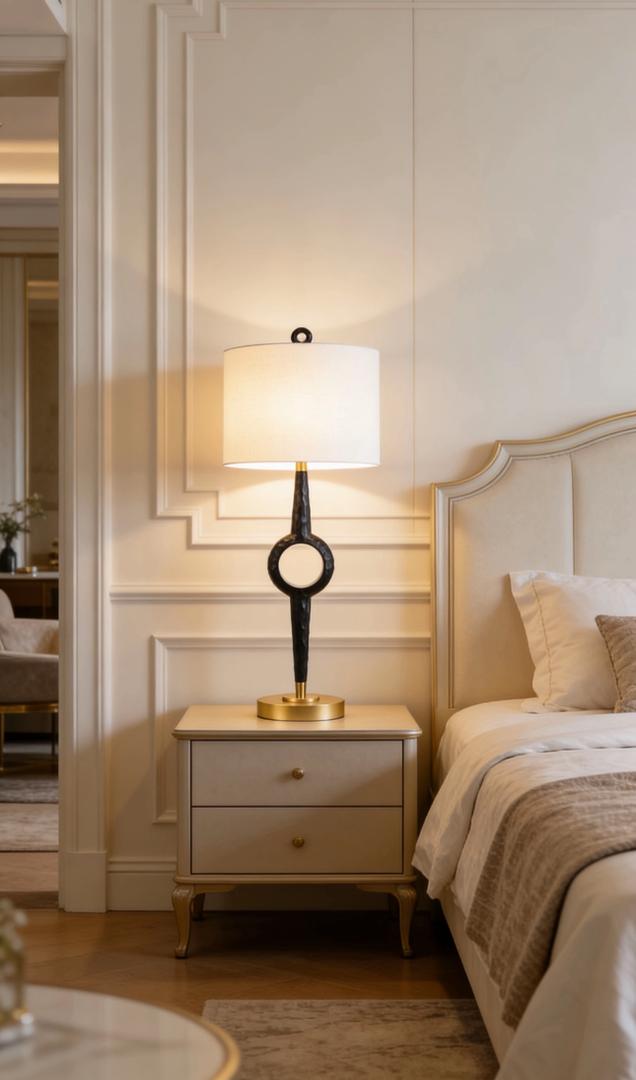 Creed Sculpted Clock Hand Lamp