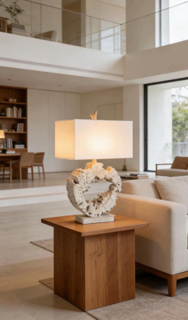 Rowan Driftwood Cast Lamp