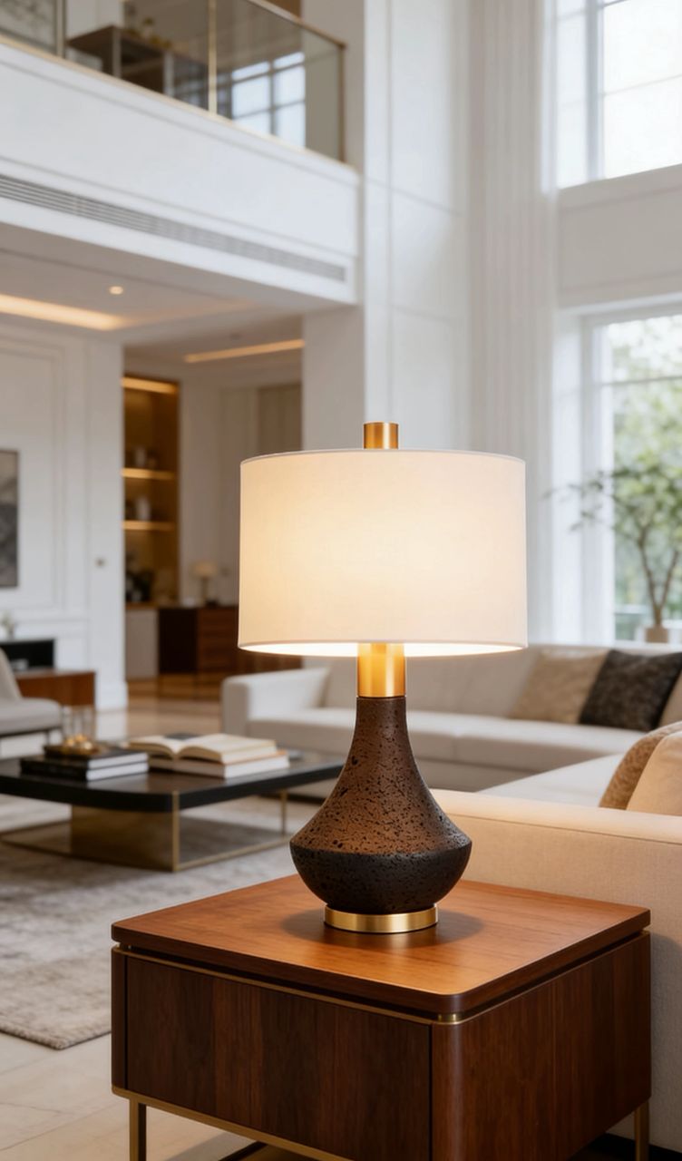 Ryder Lava Stone Lamp