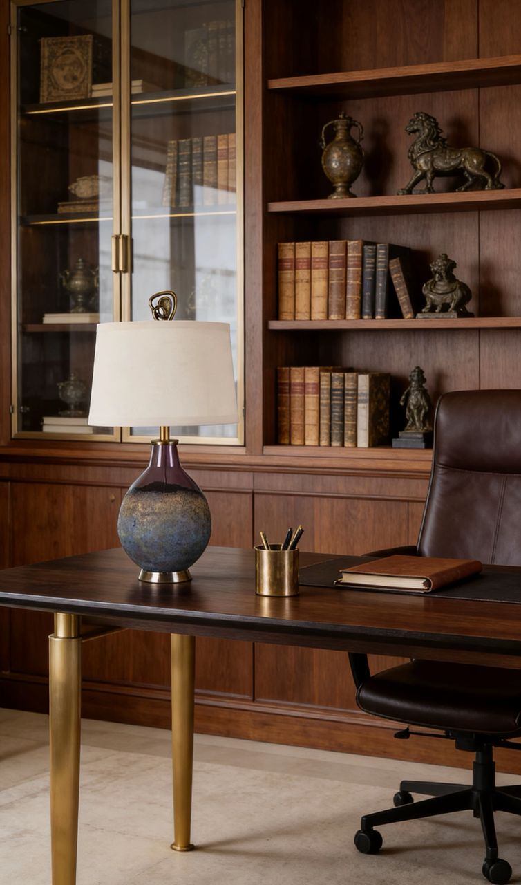 GLASS TABLE LAMP BODY