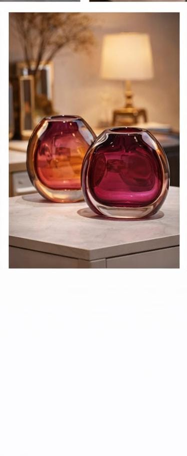 PINK FLOWER VASE | GLASS VASES | NEON PINK FLOWER VASE