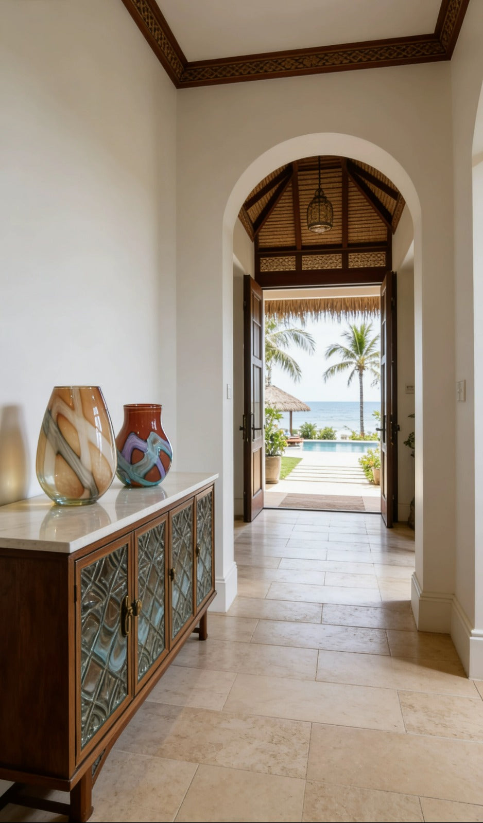 ARTISTIC SCULPTURE VASE | GLASS VASES |